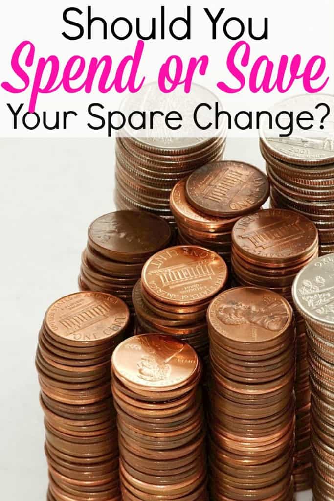 Should I spend or save my spare change?