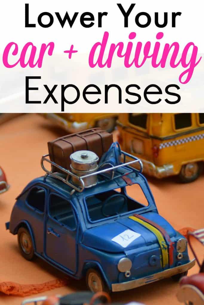 These are some great tips on how to lower car expenses and driving costs!