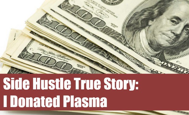 Side hustle by donating plasma