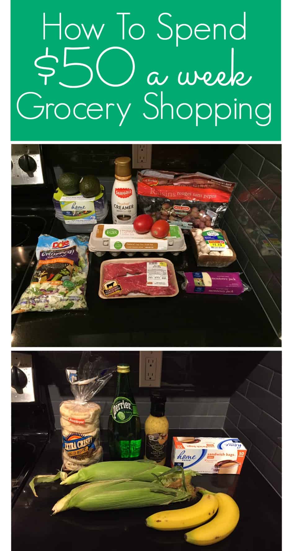 How to spend $50 a week grocery shopping