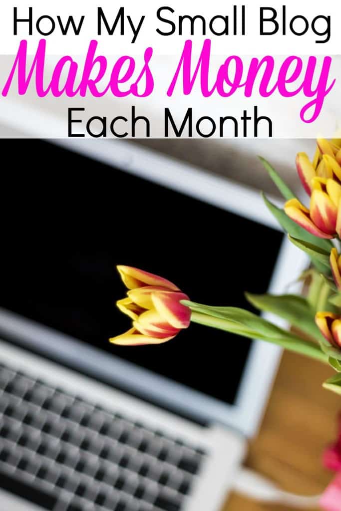 Even though I don't have sky high page views each month, my blog continues to bring in a small income. Here's my breakdown of how my blog makes money each month.