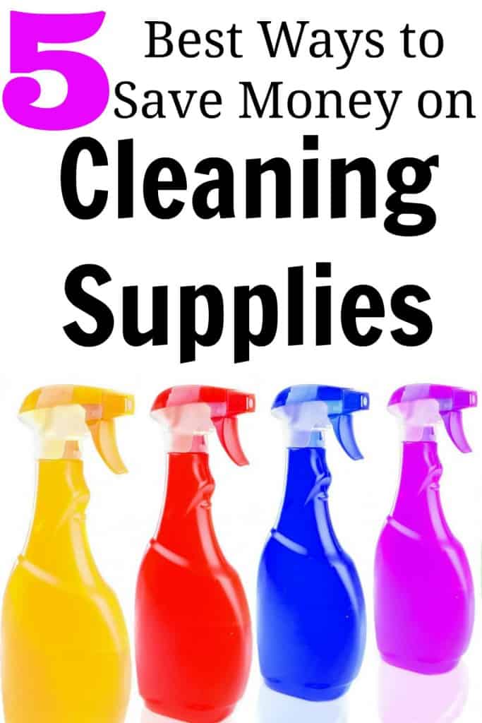 5 Ways to Save Money on Cleaning Supplies