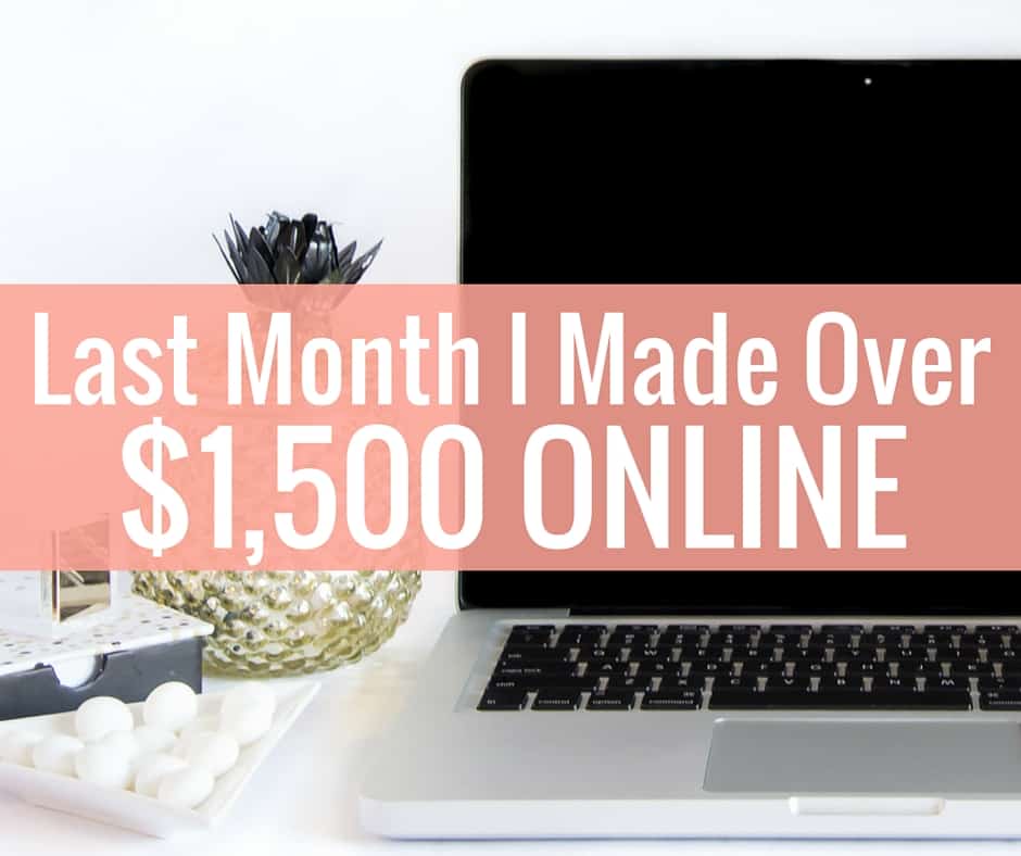 Online Income Report for September