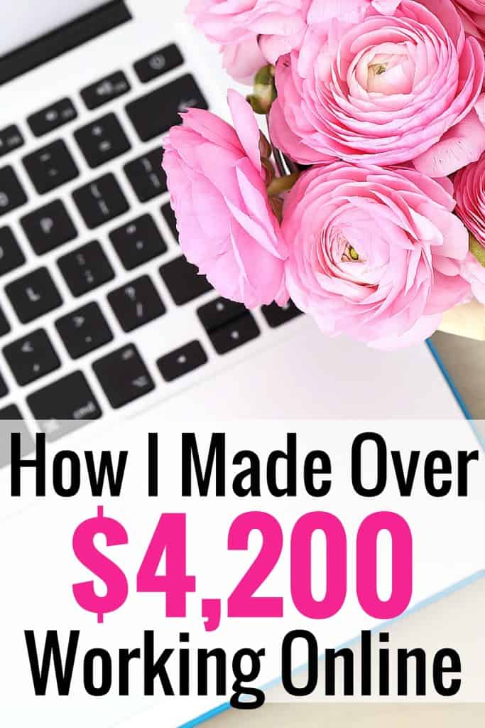 Last month I made over $4,200 working online. This is my online income report and I'm sharing EXACTLY how I made money.