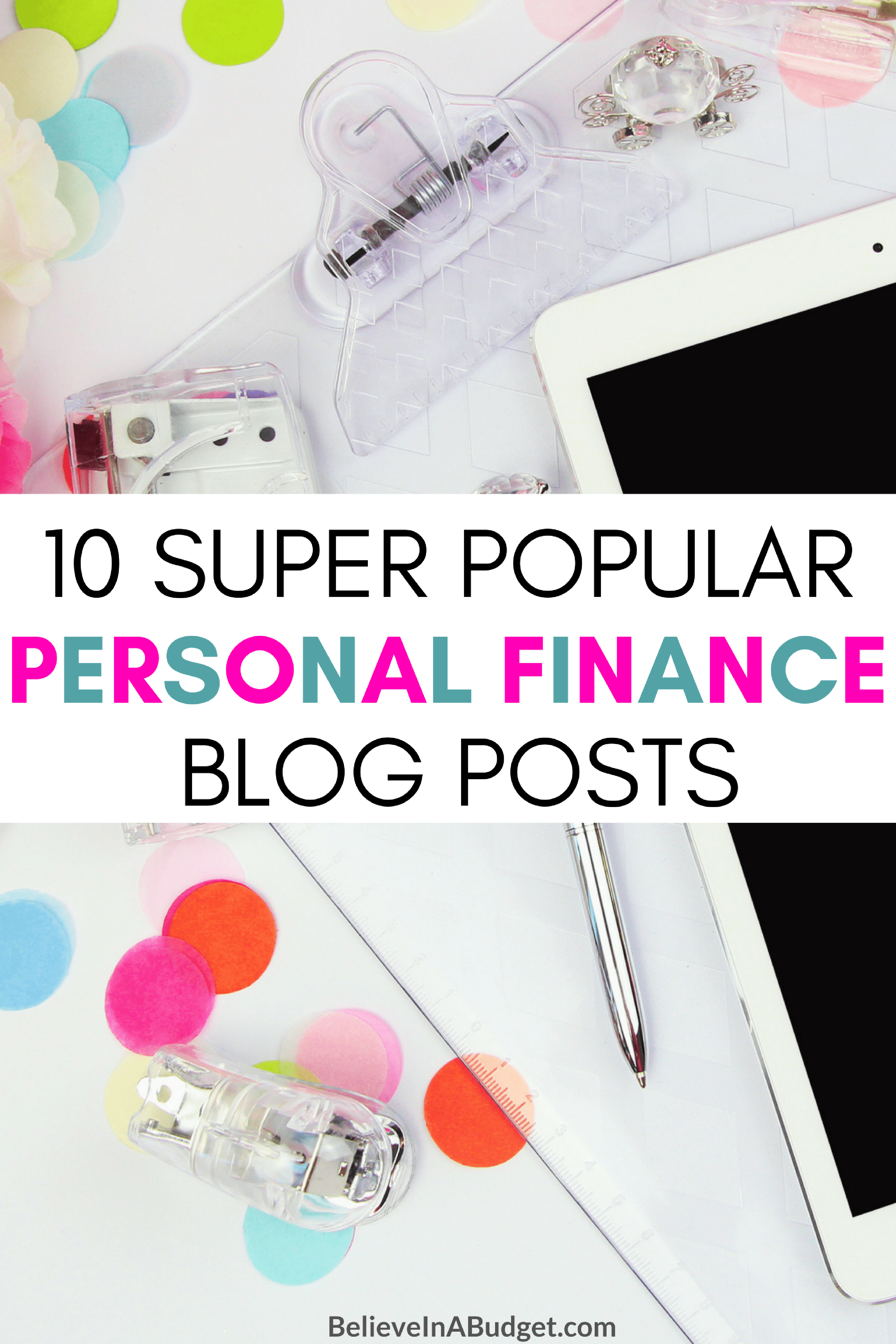 These are ten really popular personal finance blog posts that help with saving money, making extra money, side hustles and getting out of debt.