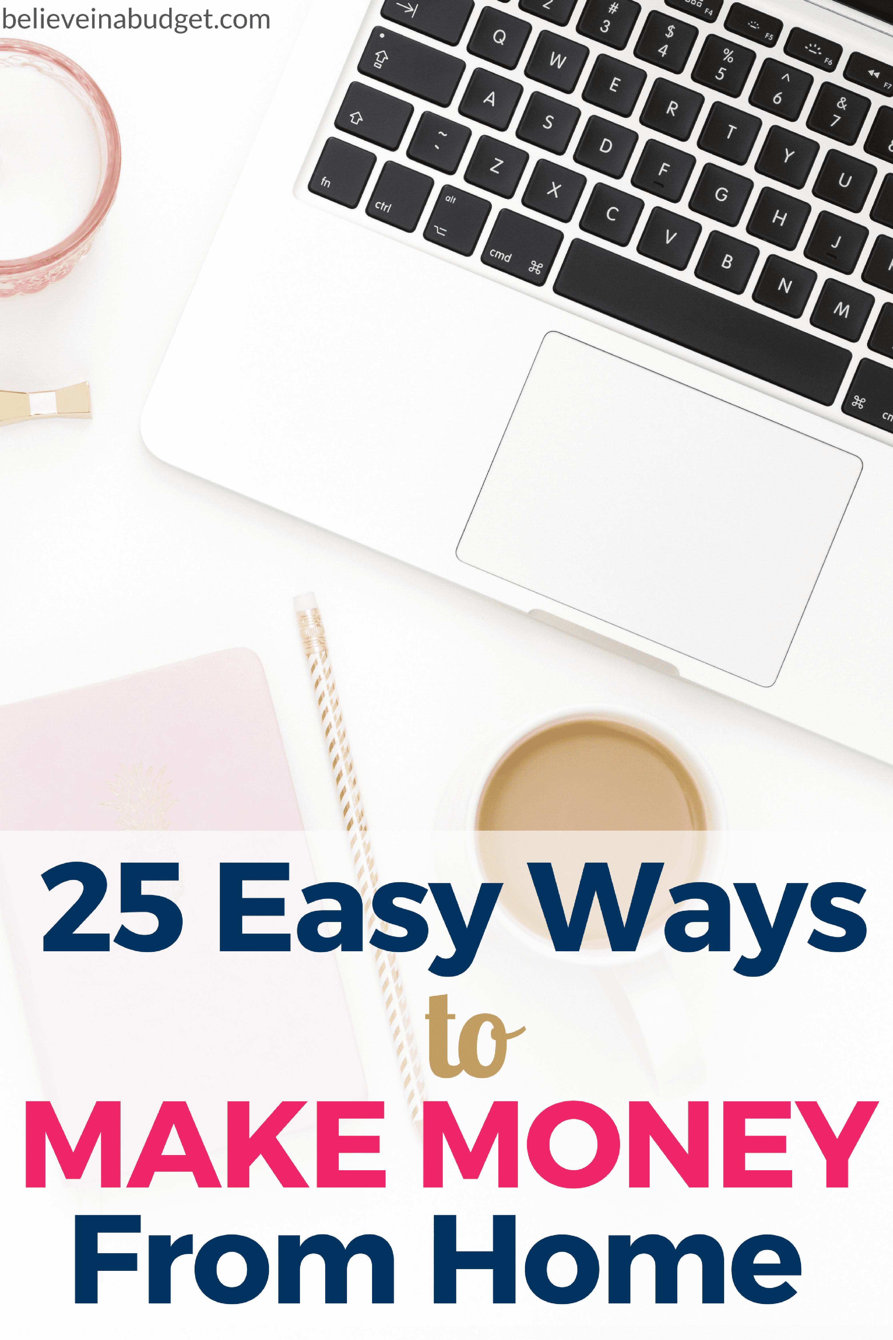 If you want to side hustle to make extra money, here are 25 easy ways to make money from home. As long as you have a computer and internet, you can start a side hustle today. I have tried most of these side hustles and made THOUSANDS of dollars over the past few years. 