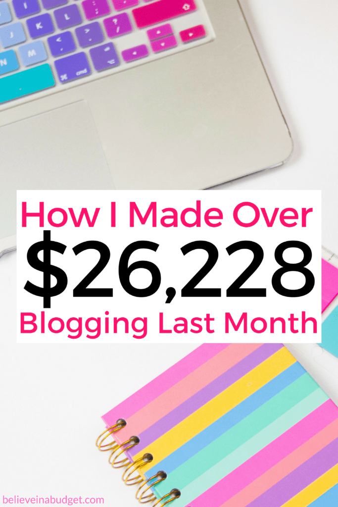 If you want to make money online from starting a blog, this online income report will motivate you! Learn how I side hustled with blogging and made it my full time job in less than a year! 