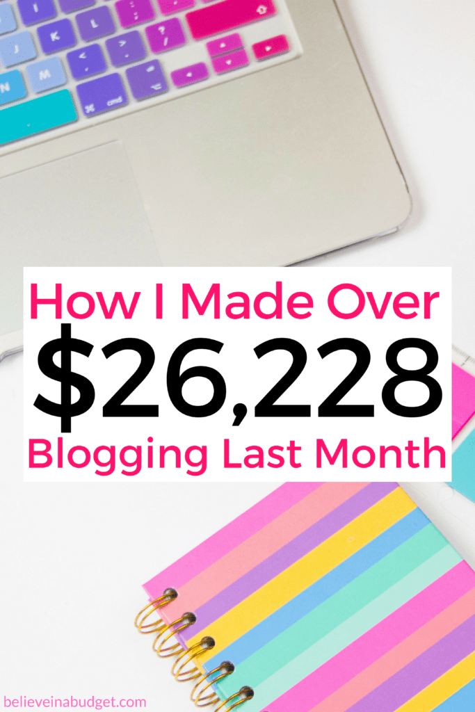If you want to make money online from starting a blog, this online income report will motivate you! Learn how I side hustled with blogging and made it my full time job in less than a year!