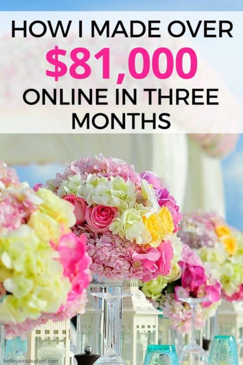 Start a blog as a side hustle! This is my recent online income reoprt. Learn how I made over $81,000 in only three months online! 