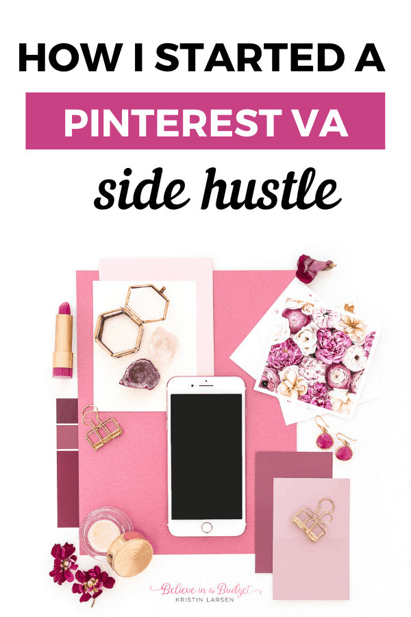 Learn how to start a Pinterest virtual assistant side hustle. This is a great way to start a small business and earn extra income! 