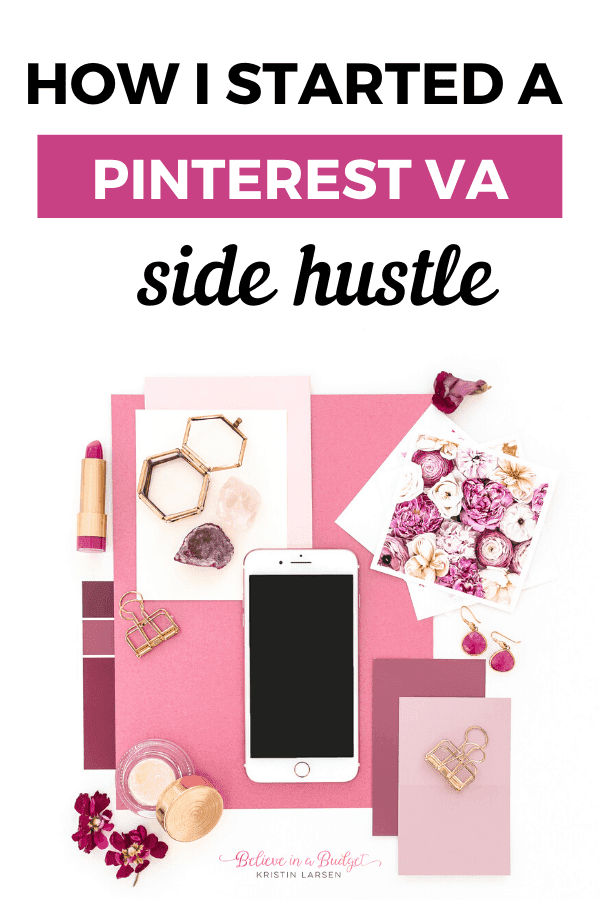 Learn how to start a Pinterest virtual assistant side hustle. This is a great way to start a small business and earn extra income!