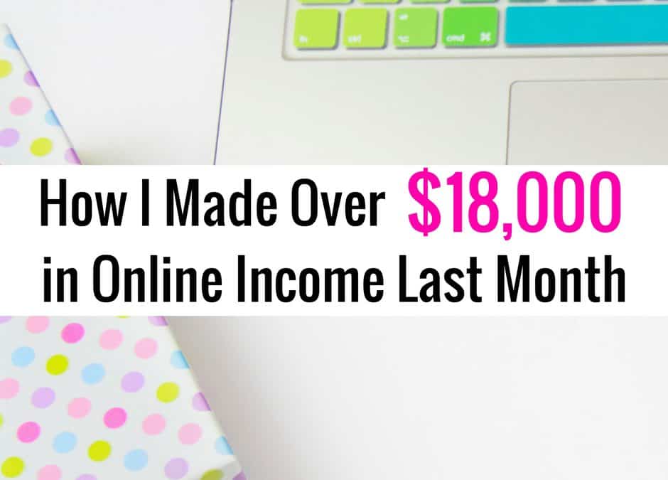 August Online Income Report