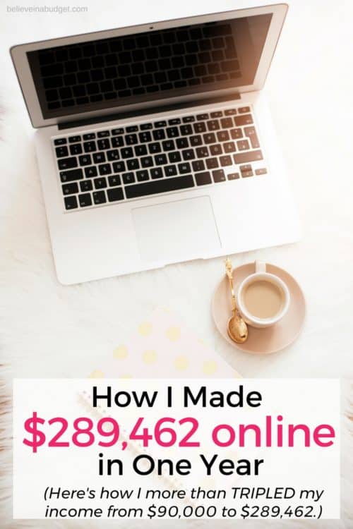 Here is my blog income report, as well as my online review of the year for my blog and business. I am sharing how this blog went from a side hustle into a full time job. I have only been blogging for three years!
