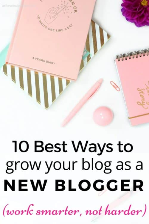 Here are the 10 best ways to grow your blog as a new blogger. I have made over $400,000 in only three years of blogging and can share the best thing you should do as a new blogger.These action steps will help you grow your blog as a new blogger! 