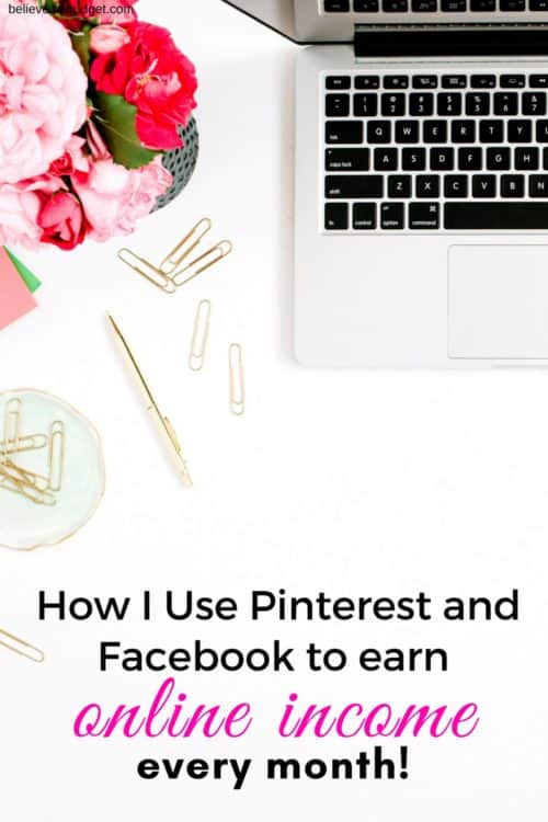 Here is my recent online income report. I'm sharing how I make money online from blogging. One way I make money online is from Pinterest and Facebook. Get the tips here!