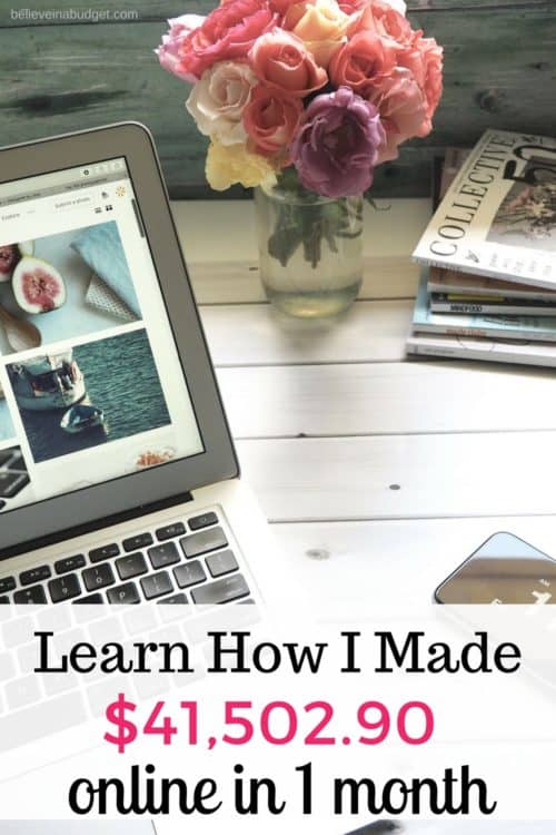 Read my latest online income report. When I started my blog, it was a side hustle. Today I earn a full time online income from my blog and business. Learn how I make money online, tips and how you can make money online! 