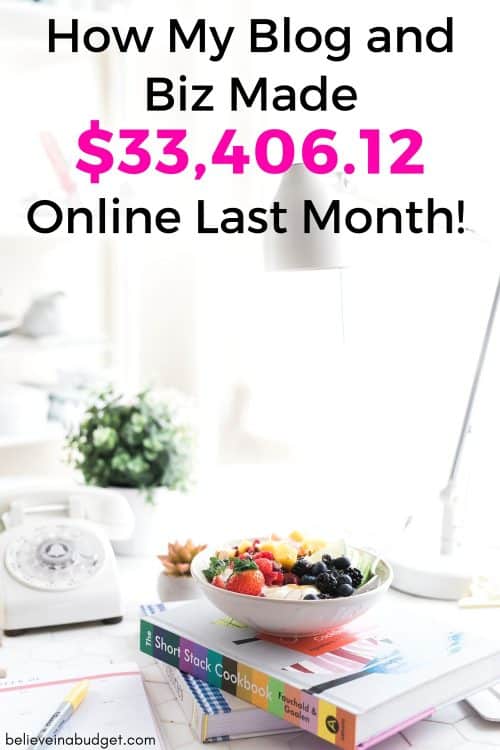 Online Income Report - here's my latest income report and how I make money online as a blogger! #blogger #incomereport 