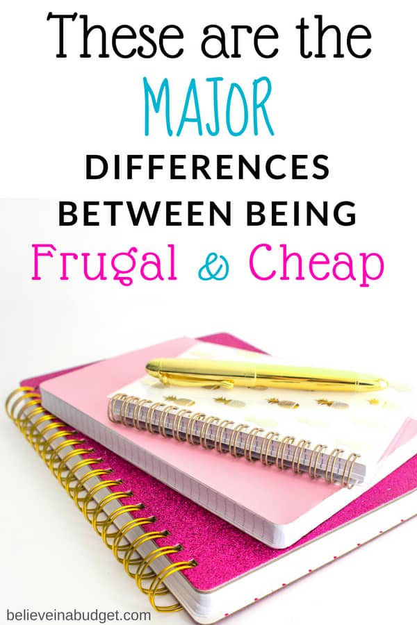 Learn if you are cheap or frugal based on your budget.