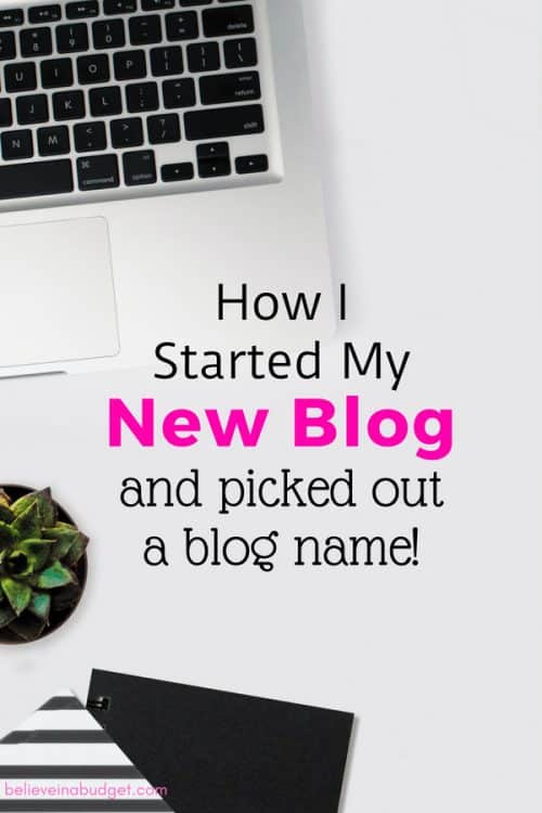 How to start a blog and pick out a blog name! Here's a list of blogging ideas - these are so helpful!