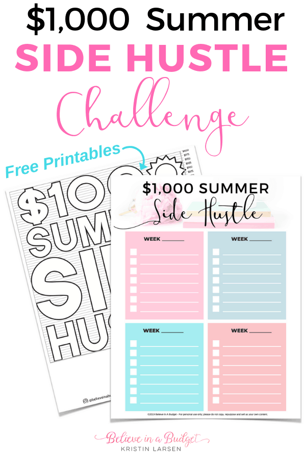 These free side hustle printables will help you make money and track your progress.
