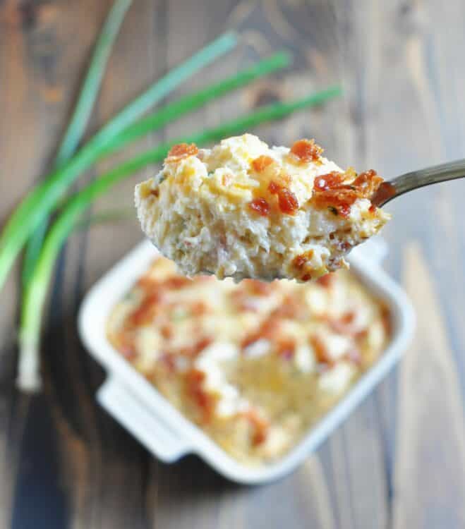 Low Carb Loaded Baked Cauliflower Casserole